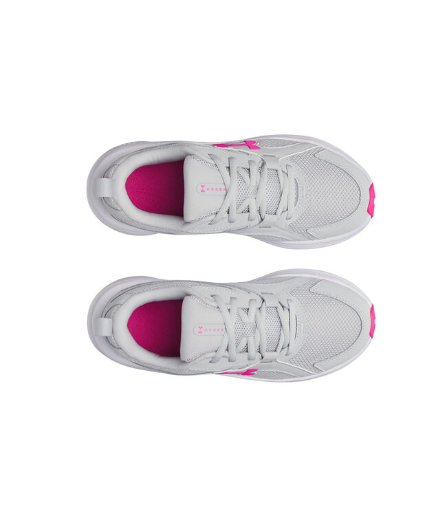 Under Armour Junior Assert 11 Lace Halo Grey / Rebel Pink
