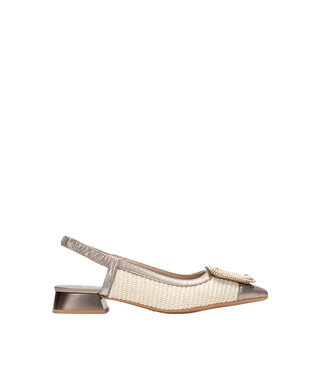 Hispanitas Slingback Dali Latte Champagne