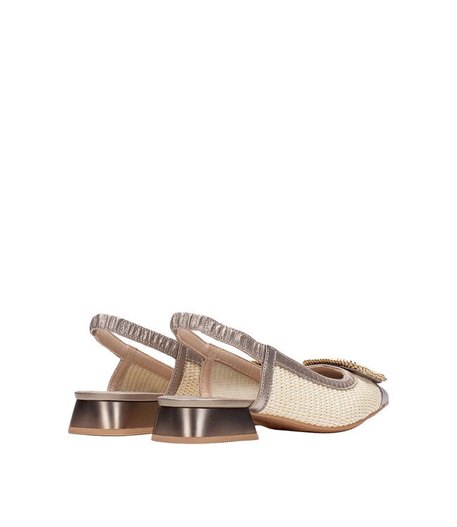 Hispanitas Slingback Dali Latte Champagne