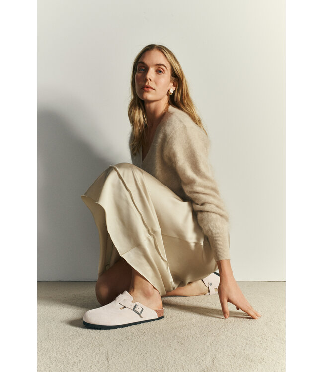 Birkenstock Boston Soft Oyster Tonal