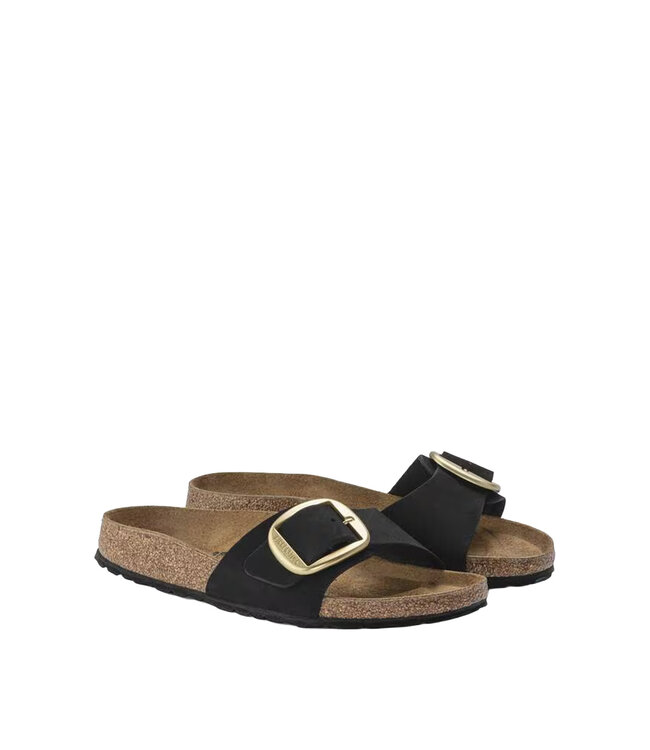 Birkenstock Madrid Big Buckle Noir