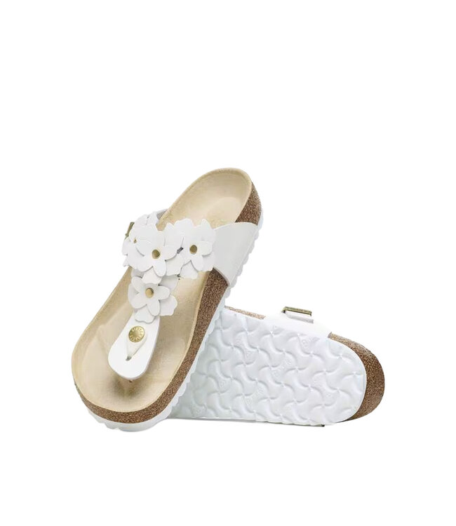 Birkenstock Gizeh Flower White