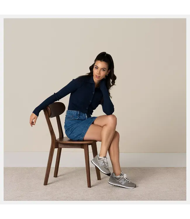 New Balance Femmes 574 Core  Gris / Blanc