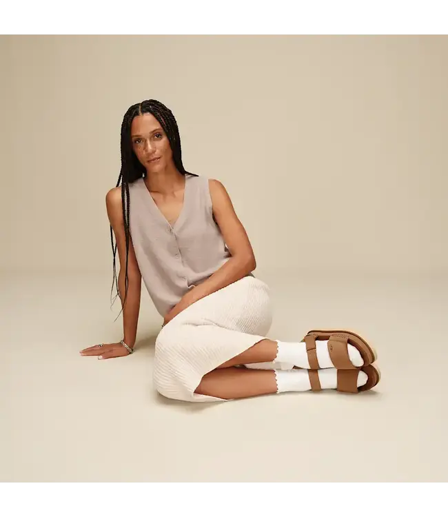 UGG Femmes Karsyn Lettuce Edge Quarter II Bas Blanc