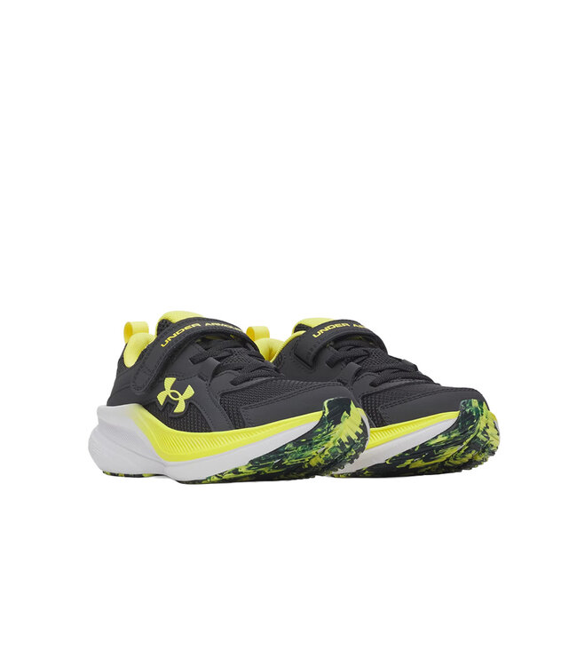 Under Armour Kid's Charged+ Assert 11 AC Anthracite / Lumin Yellow