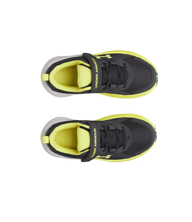 Under Armour Kid's Charged+ Assert 11 AC Anthracite / Lumin Yellow