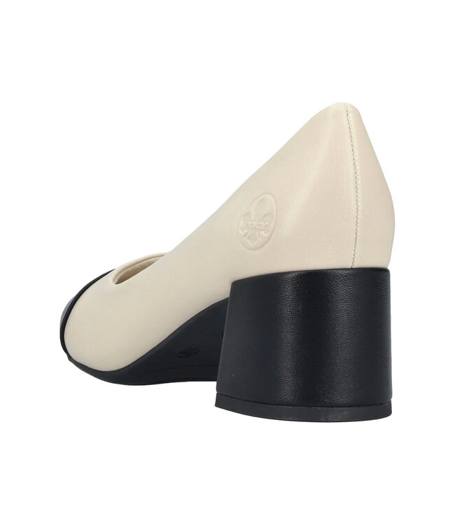 Rieker Women's - 44760-60  Beige / Black