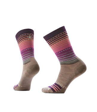 Smartwool Everyday Stitch Stripe Fossil/Mauve
