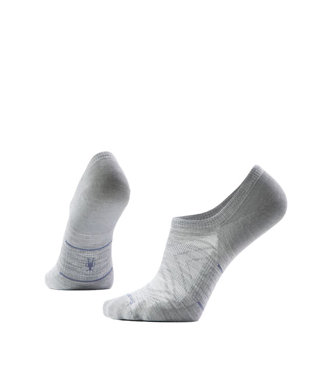 Smartwool Hommes - Chaussette discrète de course  Gris Pâle