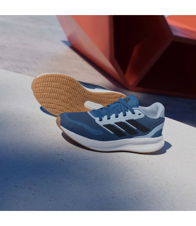 Adidas Junior- Runfalcon 5 Dusky Ink / Legend Ink / Glow Blue