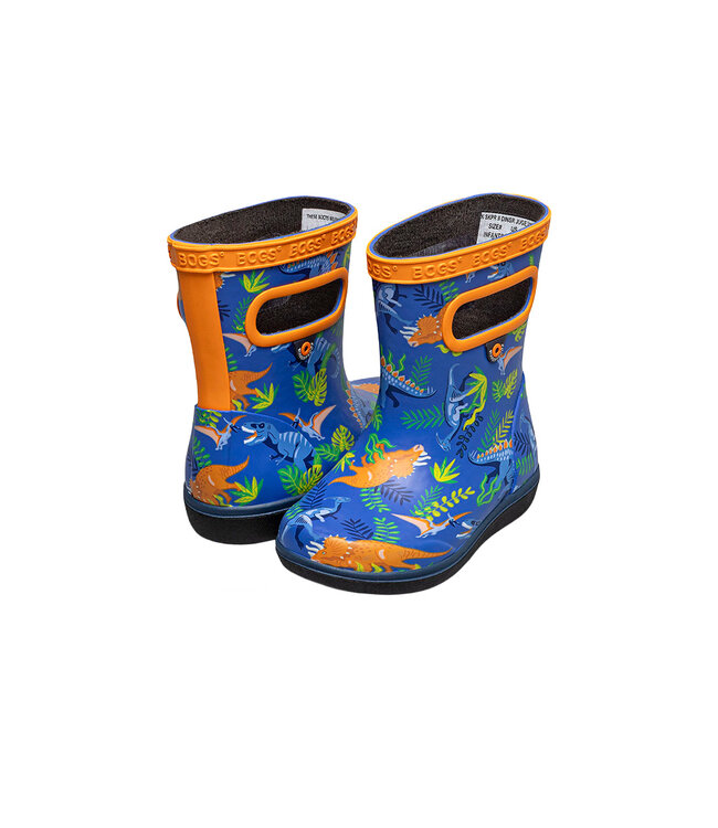 Bogs Jeunes Enfants -Skipper II Dinosaur Jungle Bleu Multi