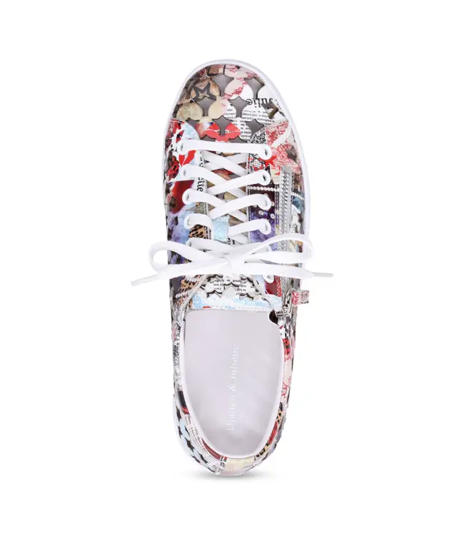 Django & Juliette Women's - Leithah Sneakers Collage Print