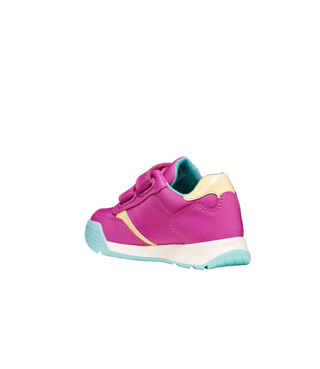 Geox Enfants -Rann-E Fuchsia/Jaune clair