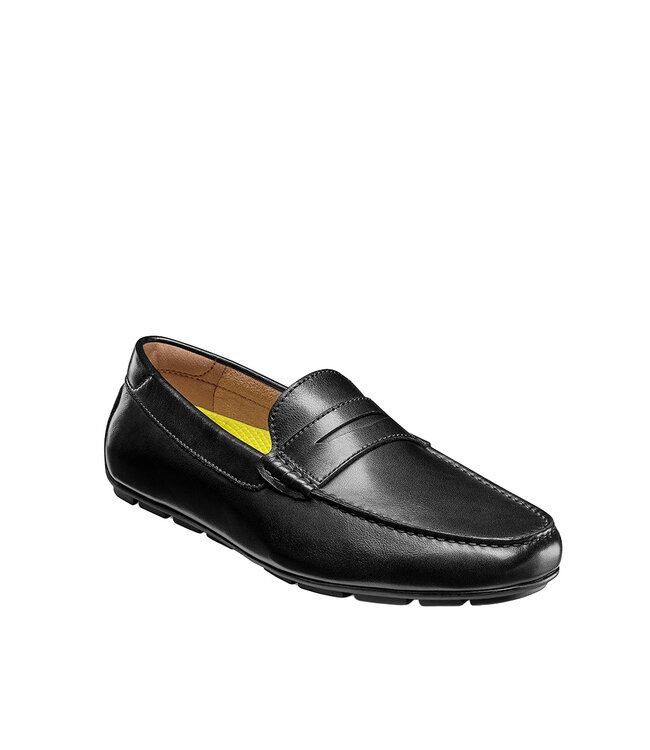 Florsheim Motor  Smooth Moc Toe Penny Driver Black