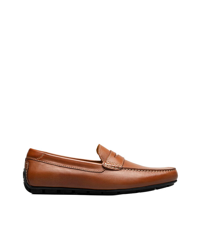 Florsheim Motor  Smooth Moc Toe Penny Driver  Cognac