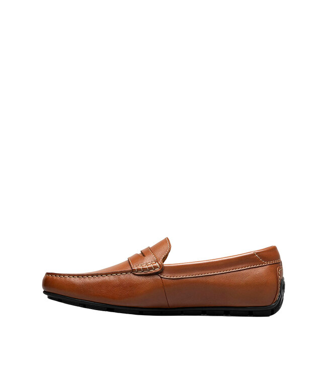 Florsheim Motor  Smooth Moc Toe Penny Driver  Cognac