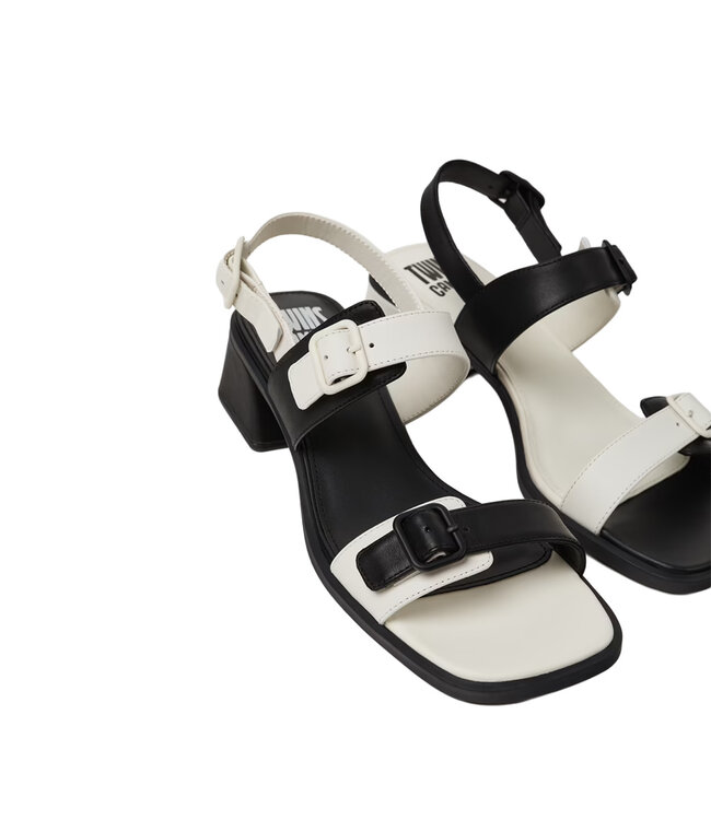 Camper Femmes - Twins K201739 Noir / Blanc