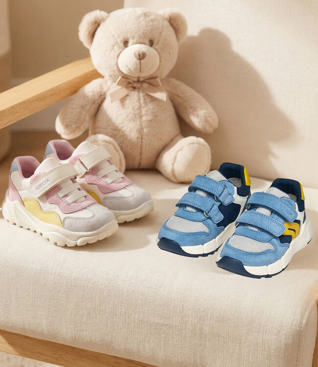 Geox Bébés - Flexyper Mini Ciel / Jaune