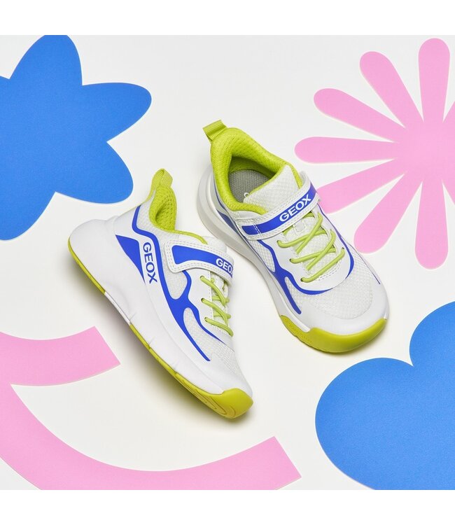 Geox Kid's - Pro- Ran White / Royal Blue