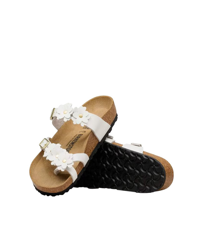 Birkenstock Mayari Flower Blanc