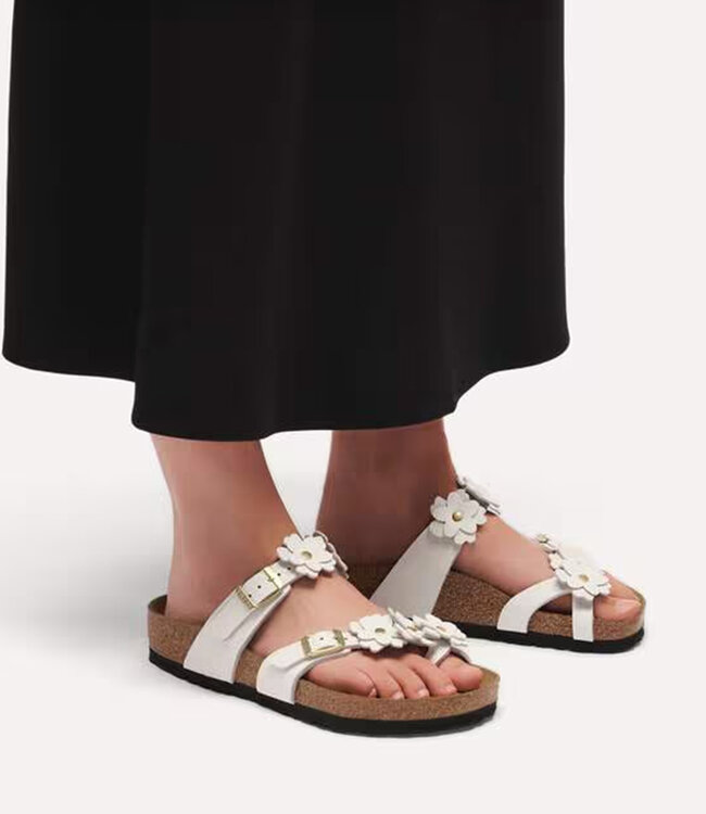 Birkenstock Mayari Flower White