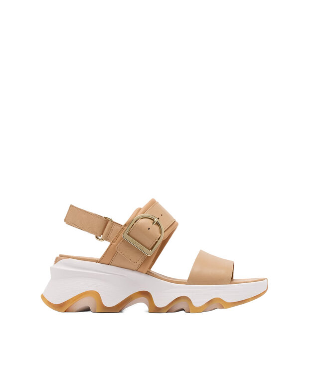 Sorel Kinetic Impact Wedge Sandales Beige
