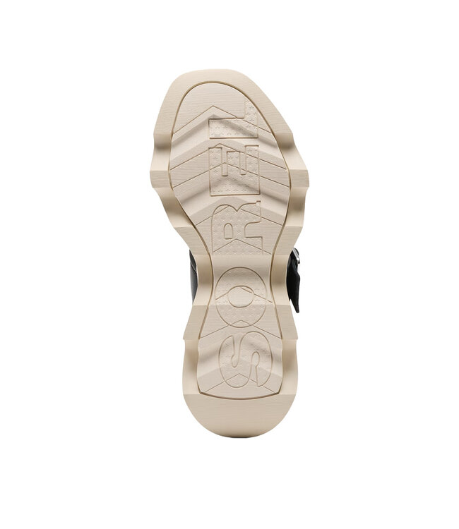 Sorel Femmes - Kinetic Impact Wedge Sandales Noir / Craie
