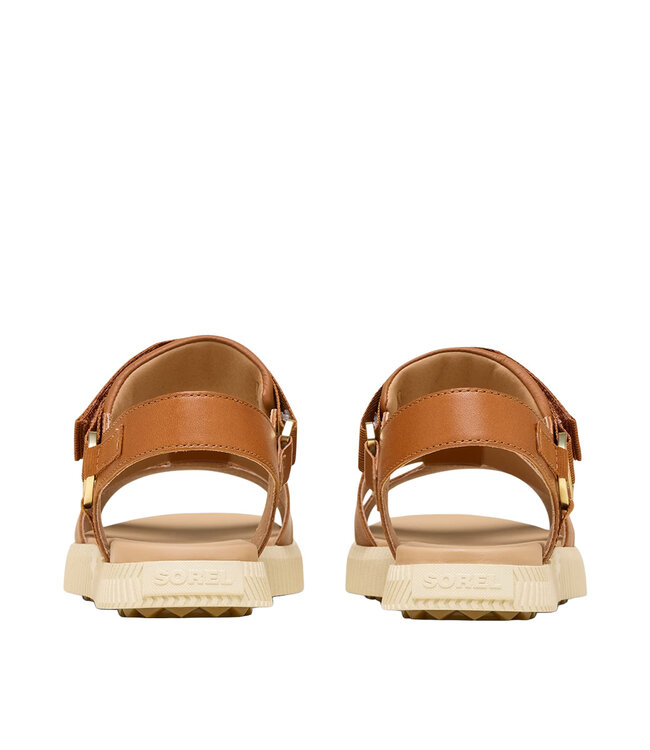 Sorel Women's - ONA AVE Ankle Strap Flat Sandal  Iced Tea/Gum