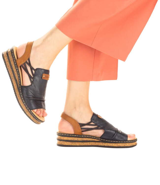 Rieker Women's -62962-14 Blue