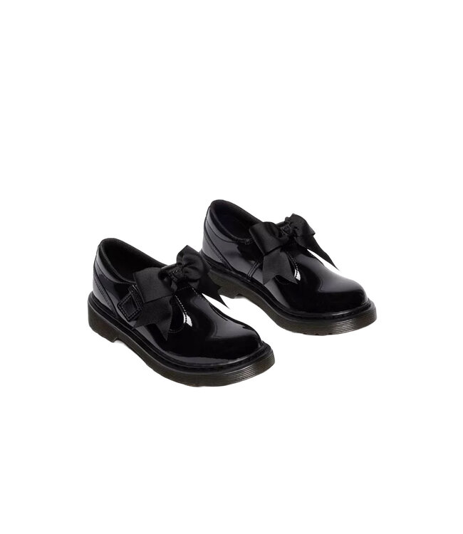 Dr. Martens Kid's - Polley II Bow  Mary Jane Patent Black
