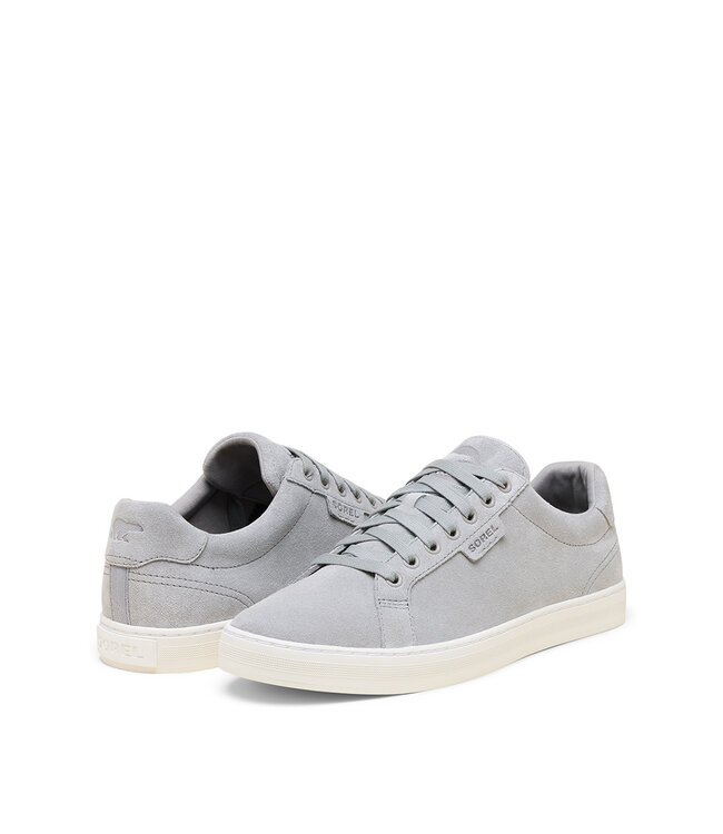 Sorel Hommes - Cyprus LX Sneaker  Gris chromé / Sel de Mer