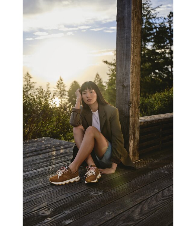 Sorel Women's  - Kinetic Ember Lux Sneaker Iced Tea /  Snow