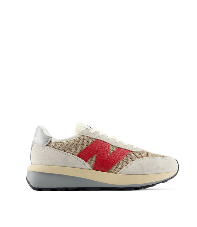 New Balance 370 Beige / Red
