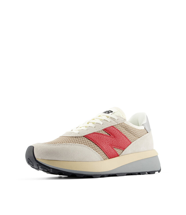 New Balance Men's - 370 Beige / Red