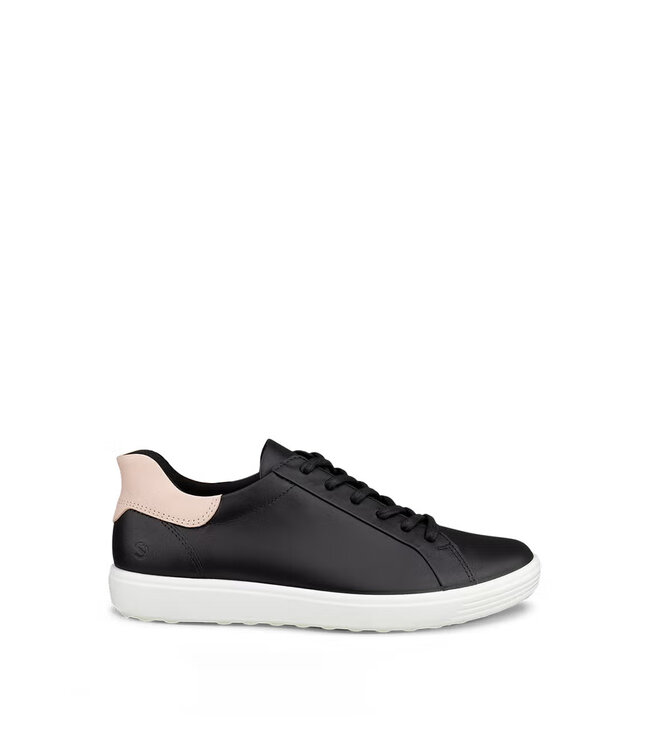 Ecco Women's - Slip-In Sneaker Soft 7 Black / Rose Dust