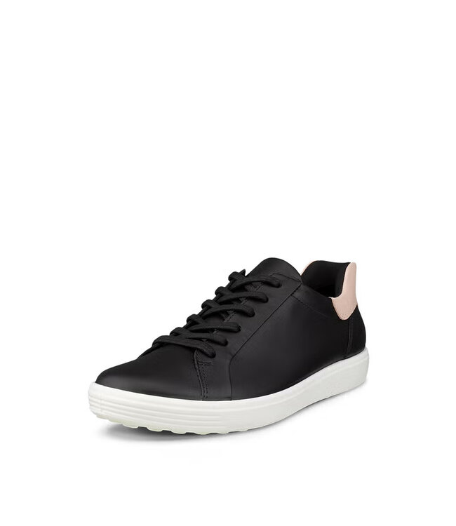 Ecco Femmes - Soft 7 faciles à enfiler Noir / Rose