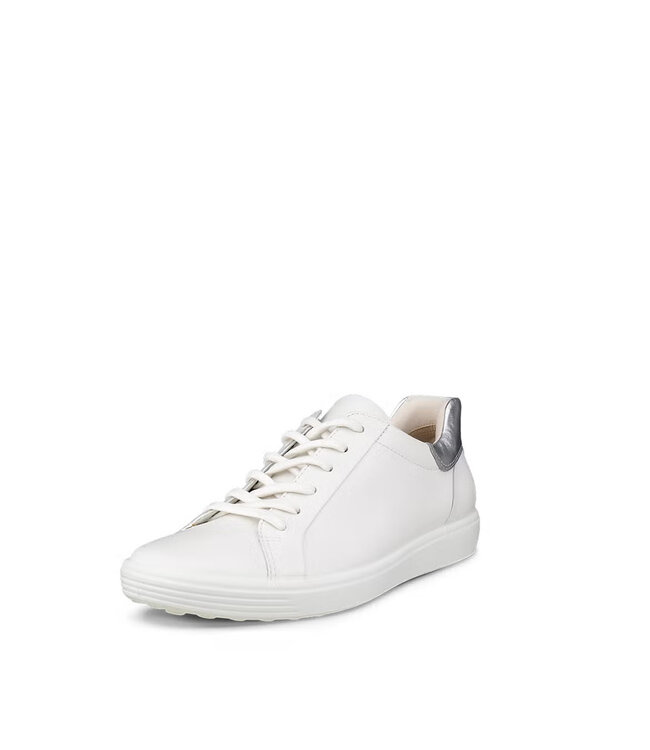 Ecco Women's - Slip-In Sneaker Soft 7 White / Pure Silver