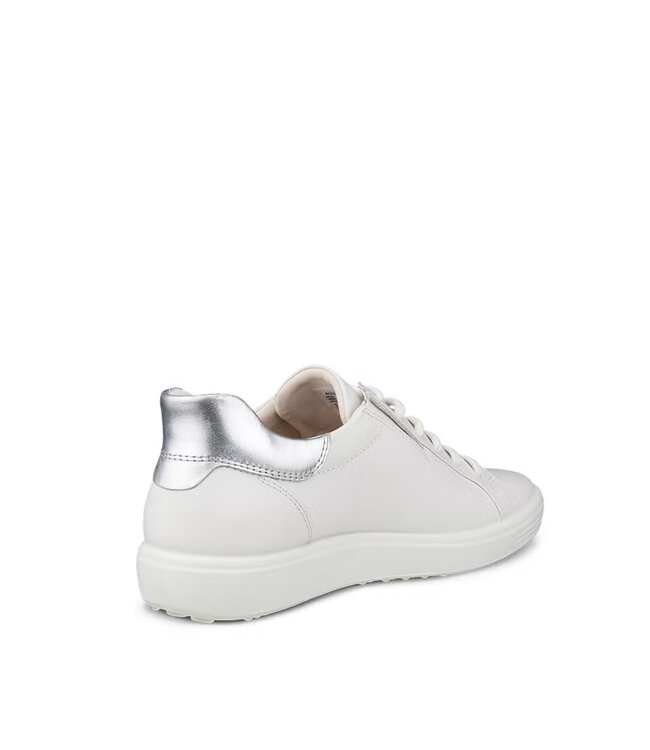 Ecco Femmes - Soft 7 faciles à enfiler Blanc / Argent