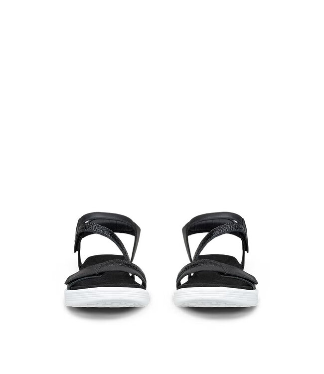 Ecco Women's - Soft Two Strap Sandal Black