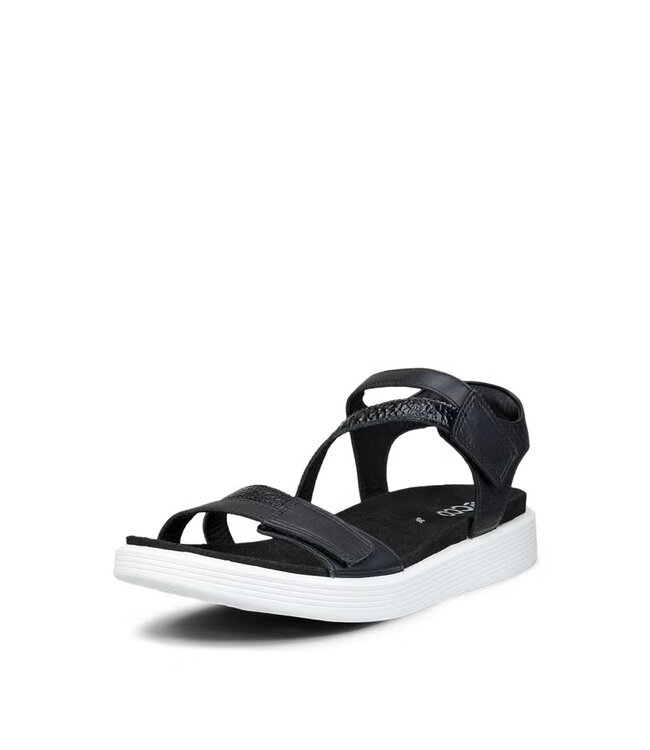 Ecco Women's - Soft Two Strap Sandal Black