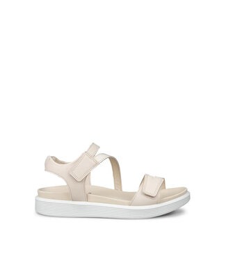 Ecco Soft Two Strap Sandal Beige