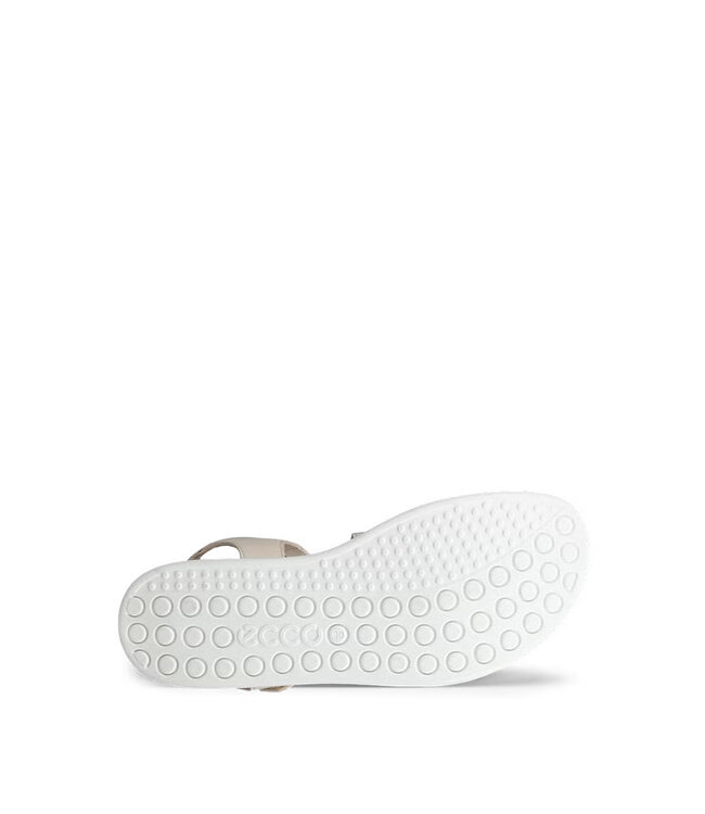 Ecco Femmes - Soft Sandale  deux bretelles Beige