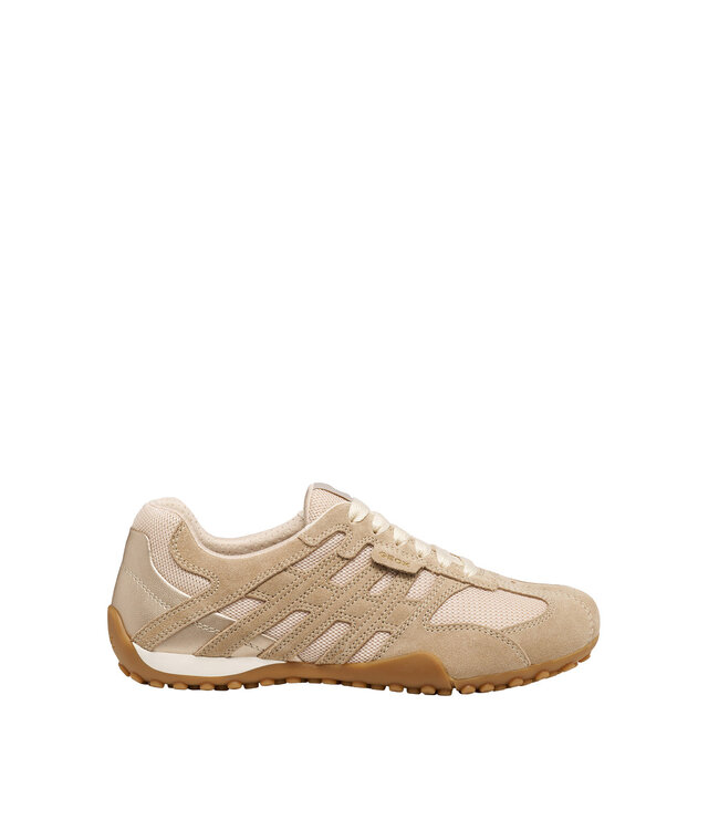 Geox Femmes -Snake Original Beige/Blanc cassé