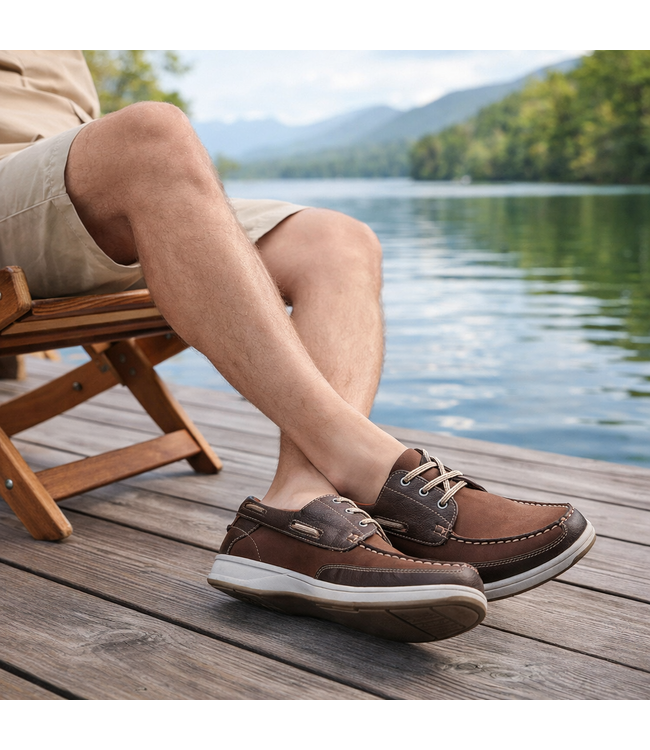Florsheim Lakeside Moc Toe Oxford Brown