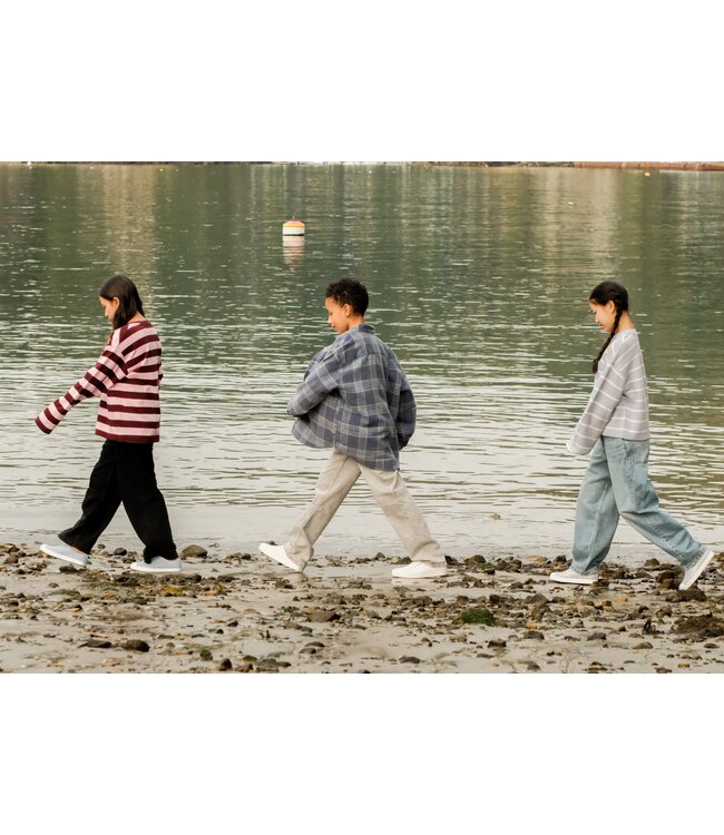 Native Enfants -Jefferson Gris / Blanc