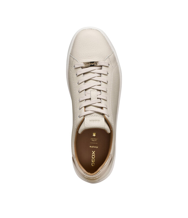 Geox Women's- Spherica Ecub-1 B Papyrus/Light gold