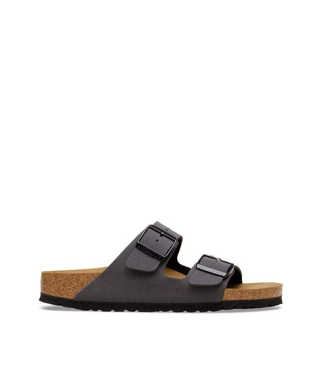 Birkenstock Arizona Birkibuc  Velvet Gris / Noir