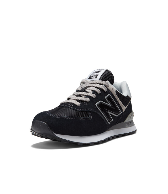 New Balance Men's 574 Core Black / White