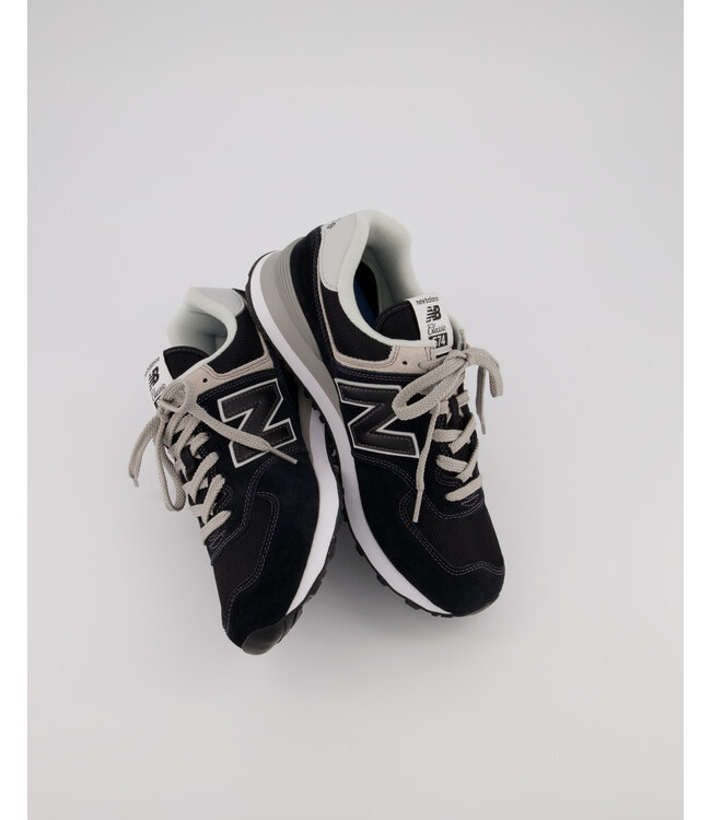 New Balance Men's 574 Core Black / White