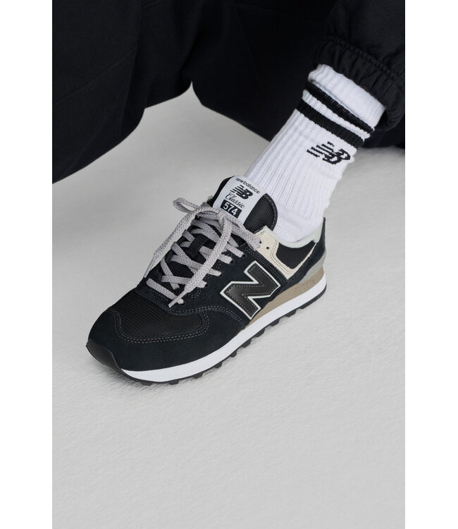 New Balance 574 Core Hommes Noir / Blanc